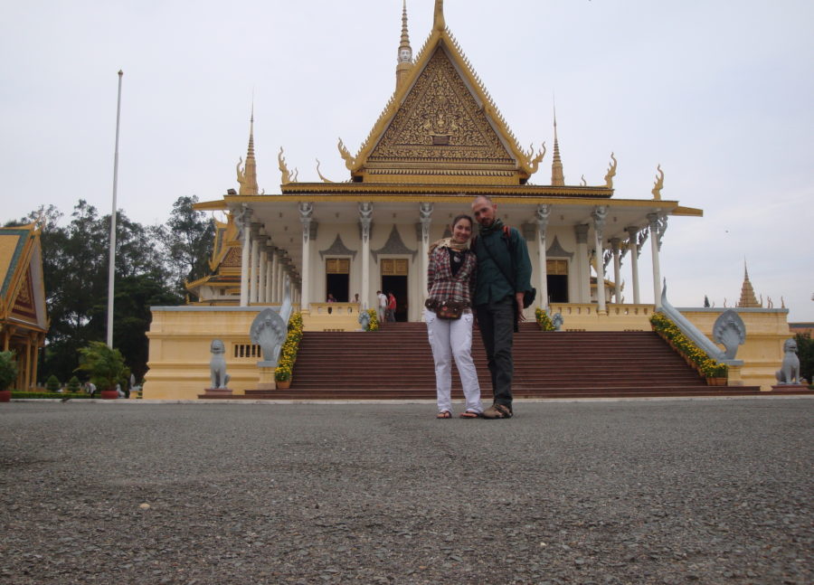 dentro al palazzo reale di Phnom Penh