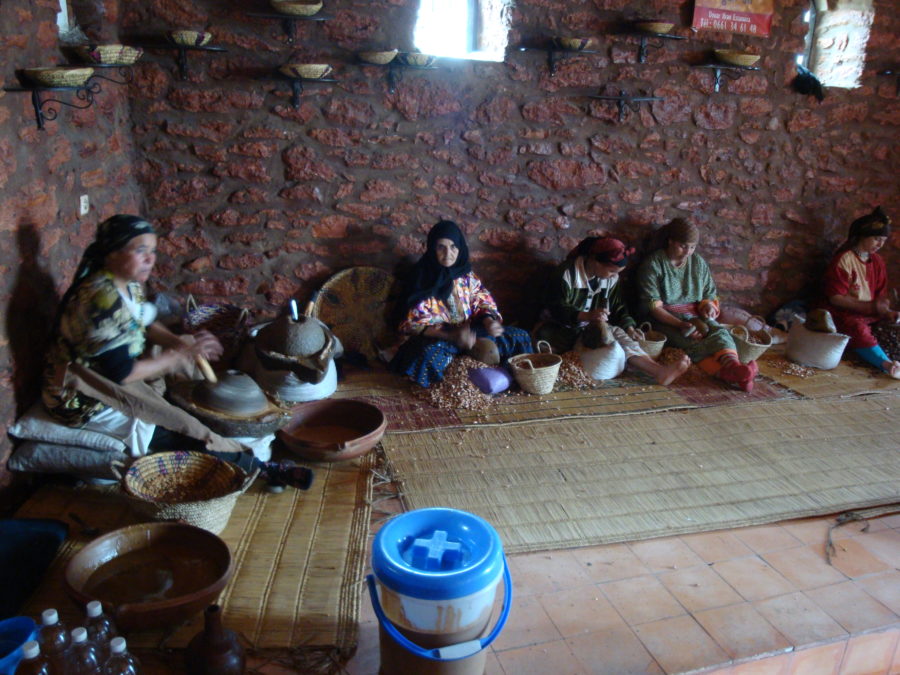 Interno della cooperativa Tamanar