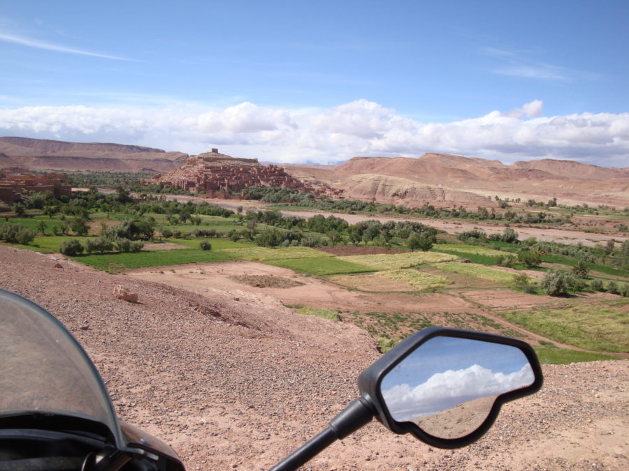 strada verso Ait Ben Haddou
